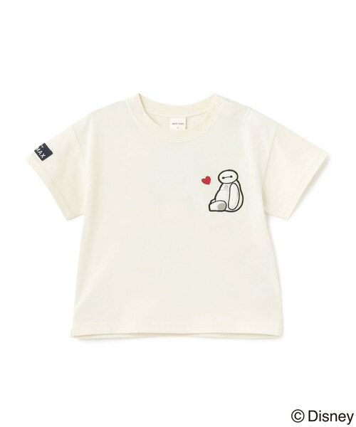 petit main(プティマイン)の「【Disney】【接触冷感】ベイマックス / アップリケTシャツ(Tシャツ/カットソー・キッズ・サックスブルー/アイボリー/ライトグレー/ライトピンク・80cm/120cm/90cm/110cm/130cm/100cm)」の19枚目の写真