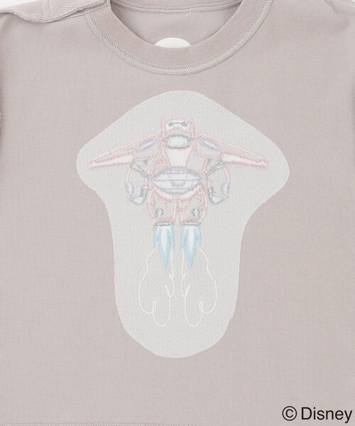 petit main(プティマイン)の「【Disney】【接触冷感】ベイマックス / アップリケTシャツ(Tシャツ/カットソー・キッズ・サックスブルー/アイボリー/ライトグレー/ライトピンク・80cm/120cm/90cm/110cm/130cm/100cm)」の13枚目の写真