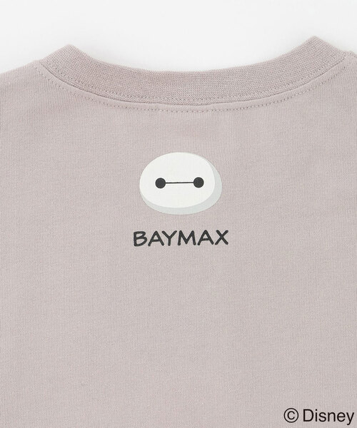 petit main(プティマイン)の「【Disney】【接触冷感】ベイマックス / アップリケTシャツ(Tシャツ/カットソー・キッズ・サックスブルー/アイボリー/ライトグレー/ライトピンク・80cm/120cm/90cm/110cm/130cm/100cm)」の9枚目の写真