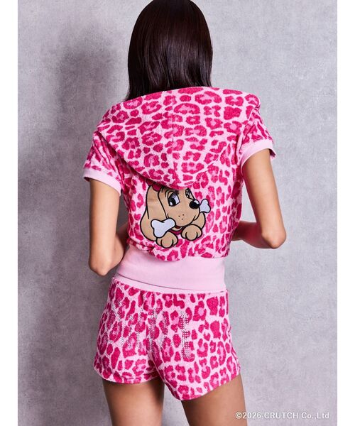 GYDA(ジェイダ)の「GYDA×GALFY leopard pile マイクロショートパンツ【セットアップ着用可能】(その他パンツ・レディース・ピンク/ブラック/ベージュ・FREE)」の8枚目の写真