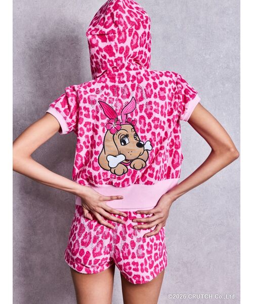 GYDA(ジェイダ)の「GYDA×GALFY leopard pile マイクロショートパンツ【セットアップ着用可能】(その他パンツ・レディース・ピンク/ブラック/ベージュ・FREE)」の9枚目の写真