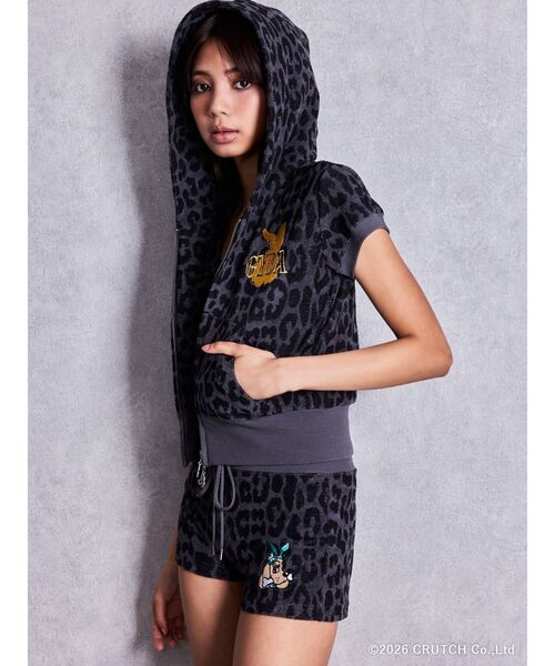 GYDA(ジェイダ)の「GYDA×GALFY leopard pile マイクロショートパンツ【セットアップ着用可能】(その他パンツ・レディース・ピンク/ブラック/ベージュ・FREE)」の17枚目の写真