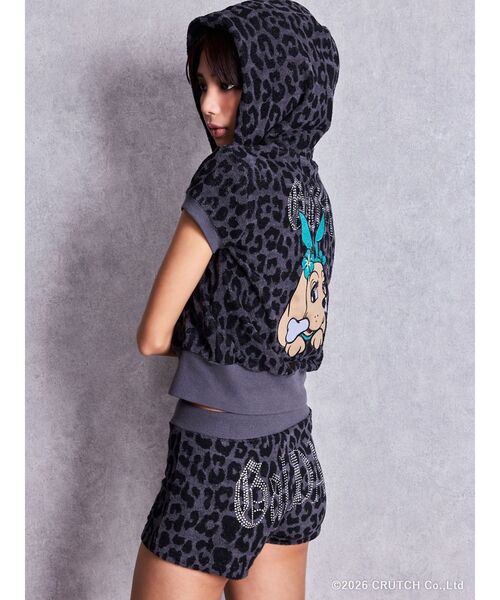 GYDA(ジェイダ)の「GYDA×GALFY leopard pile マイクロショートパンツ【セットアップ着用可能】(その他パンツ・レディース・ピンク/ブラック/ベージュ・FREE)」の18枚目の写真