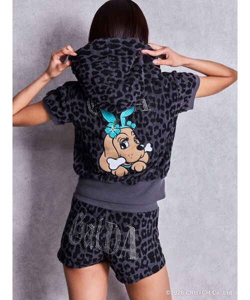 GYDA(ジェイダ)の「GYDA×GALFY leopard pile マイクロショートパンツ【セットアップ着用可能】(その他パンツ・レディース・ピンク/ブラック/ベージュ・FREE)」の19枚目の写真