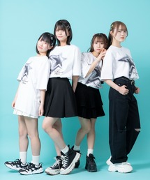 チェリー/エンジェルハート/スター プリント 半袖Tシャツ