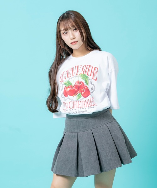 improves（インプローブス）の「チェリー/エンジェルハート/スター プリント 半袖Tシャツ（Tシャツ/カットソー・メンズ・ホワイト/ホワイト系/ホワイト系1・SMALL/MEDIUM/LARGE/X-LARGE）」の12枚目の写真