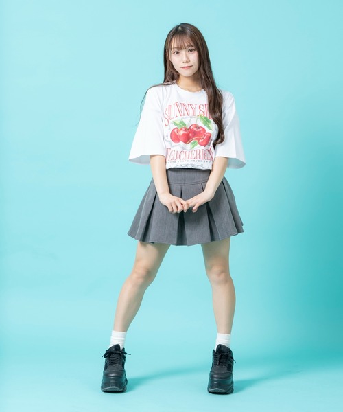 improves（インプローブス）の「チェリー/エンジェルハート/スター プリント 半袖Tシャツ（Tシャツ/カットソー・メンズ・ホワイト/ホワイト系/ホワイト系1・SMALL/MEDIUM/LARGE/X-LARGE）」の13枚目の写真