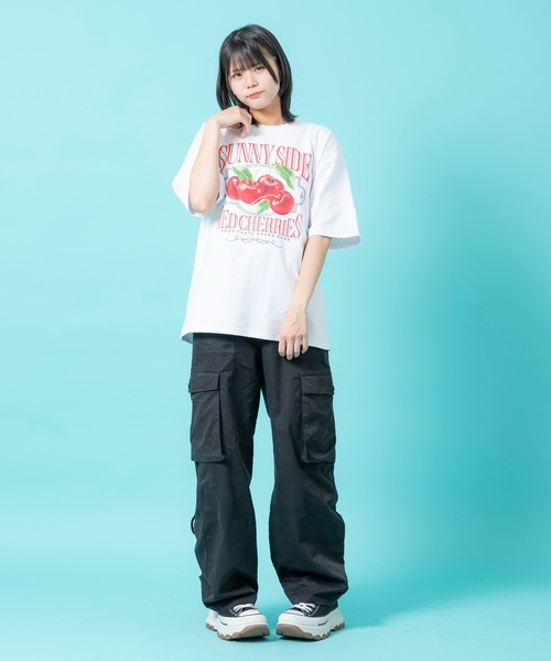 improves（インプローブス）の「チェリー/エンジェルハート/スター プリント 半袖Tシャツ（Tシャツ/カットソー・メンズ・ホワイト/ホワイト系/ホワイト系1・SMALL/MEDIUM/LARGE/X-LARGE）」の18枚目の写真