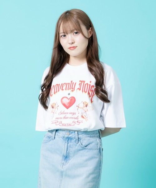 improves（インプローブス）の「チェリー/エンジェルハート/スター プリント 半袖Tシャツ（Tシャツ/カットソー・メンズ・ホワイト/ホワイト系/ホワイト系1・SMALL/MEDIUM/LARGE/X-LARGE）」の21枚目の写真