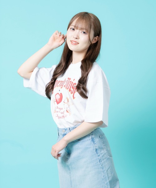 improves（インプローブス）の「チェリー/エンジェルハート/スター プリント 半袖Tシャツ（Tシャツ/カットソー・メンズ・ホワイト/ホワイト系/ホワイト系1・SMALL/MEDIUM/LARGE/X-LARGE）」の22枚目の写真