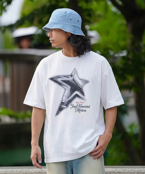 improves（インプローブス）の「チェリー/エンジェルハート/スター プリント 半袖Tシャツ（Tシャツ/カットソー・メンズ・ホワイト/ホワイト系/ホワイト系1・SMALL/MEDIUM/LARGE/X-LARGE）」の5枚目の写真