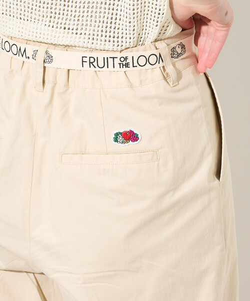 FREAK'S STORE（フリークスストア）の「FRUIT OF THE LOOM × FREAK'S STORE/フルーツオブザルーム 別注 トリミングツイルパンツ（その他パンツ・レディース・ネイビー/オリーブ/ナチュラル・MEDIUM/SMALL）」の15枚目の写真