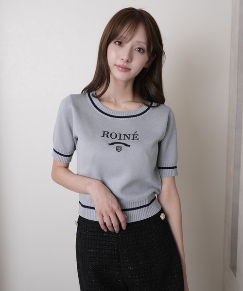 LIPSERVICE(リップサービス)の「Roineエンブロイダリーサマーニット(ニット/セーター・レディース・その他1/ピンク/イエロー/グレー/ホワイト/レッド・FREE)」の3枚目の写真