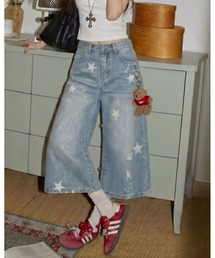inst.ALL（インストール）の「スタープリントルーズデニムハーフパンツ（デニムパンツ）」