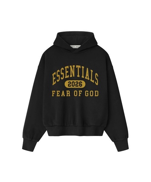 FOG ESSENTIALS(エフオージーエッセンシャルズ)の「フィア オブ ゴッド エッセンシャルズ 【Fear of God ESSENTIALS】 - パーカー【Classic Hoodie 192HO256861F】(パーカー・メンズ・ブラック・L/XL/S)」の1枚目の写真