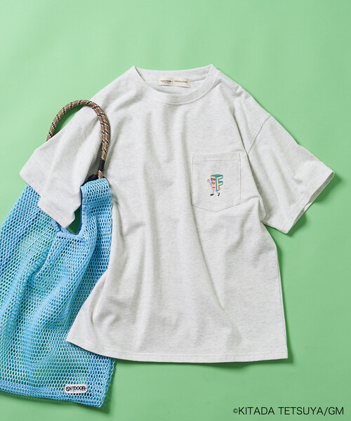 FREAK'S STORE(フリークスストア)の「P-kies Family キャラクター Tシャツ(Tシャツ/カットソー・レディース・オフホワイト/チャコールグレー/ライトグレー・フリ-)」の21枚目の写真