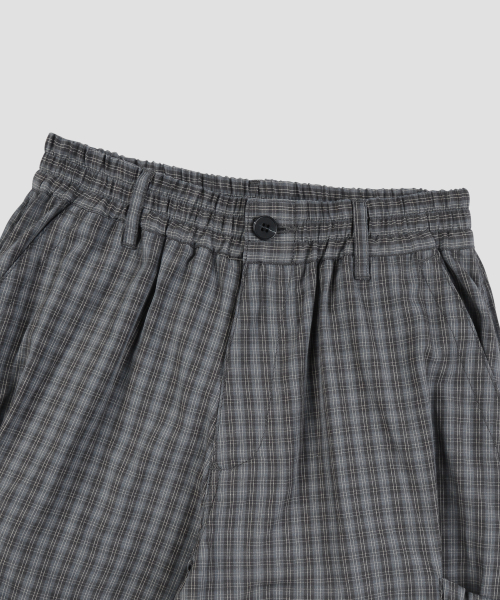 Verdnt（バーダント）の「チェックストリングカーゴバンディングパンツ[グレー]（その他パンツ・レディース・その他・SMALL/MEDIUM）」の7枚目の写真