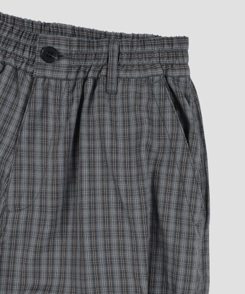 Verdnt（バーダント）の「チェックストリングカーゴバンディングパンツ[グレー]（その他パンツ・レディース・その他・SMALL/MEDIUM）」の8枚目の写真