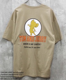 【TOM&JERRY/トム&ジェリー】トムジェリ オーバーサイズ プリント Tシャツ