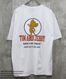 TOM&JERRY（トムアンドジェリー）の「【TOM&JERRY/トム＆ジェリー】トムジェリ　オーバーサイズ プリント Tシャツ（Tシャツ/カットソー）」