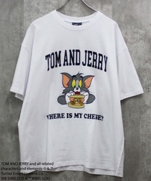 TOM&JERRY（トムアンドジェリー）の「【TOM&JERRY/トム＆ジェリー】トムジェリ　オーバーサイズ プリント Tシャツ（Tシャツ/カットソー）」