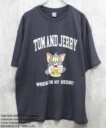 【TOM&JERRY/トム&ジェリー】トムジェリ オーバーサイズ プリント Tシャツ