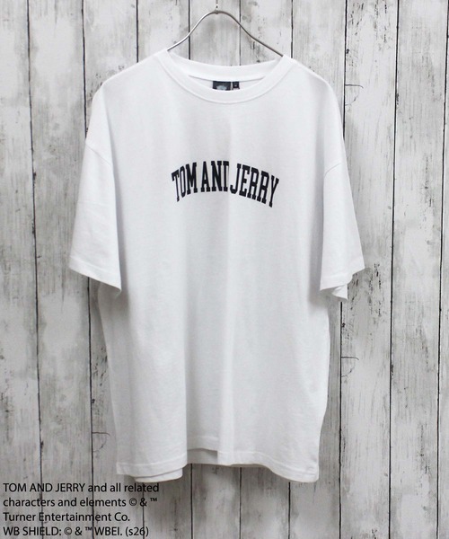 Tom&Jerry(トムアンドジェリー)の「【TOM&JERRY/トム&ジェリー】トムジェリ オーバーサイズ プリント Tシャツ(Tシャツ/カットソー・メンズ・ベージュ系その他4/ベージュ系その他3/ネイビー/オフホワイト/グリーン系その他/ベージュ/ダークグリーン/ベージュ系その他2/グレー系その他3/グレー系その他2/ホワイト系その他3/ホワイト系その他2/チャコール/ホワイト系その他/グレー系その他/ブルー系その他・L/XL/M)」の19枚目の写真
