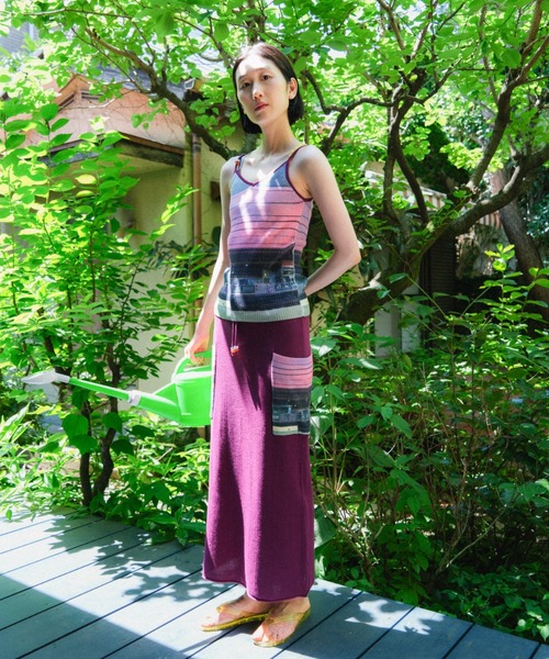 PAMM(パム)の「生活写真のニットキャミ(キャミソール・レディース・ブルー系/オレンジ系/アイボリー系・2/1)」の15枚目の写真