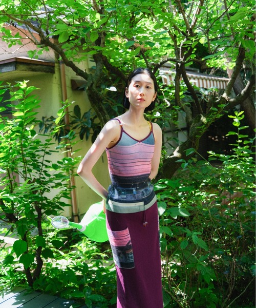 PAMM(パム)の「生活写真のニットキャミ(キャミソール・レディース・ブルー系/オレンジ系/アイボリー系・2/1)」の17枚目の写真
