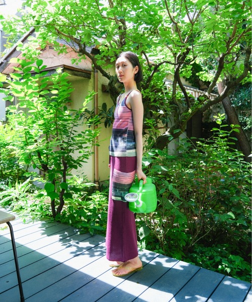PAMM(パム)の「生活写真のニットキャミ(キャミソール・レディース・ブルー系/オレンジ系/アイボリー系・2/1)」の9枚目の写真