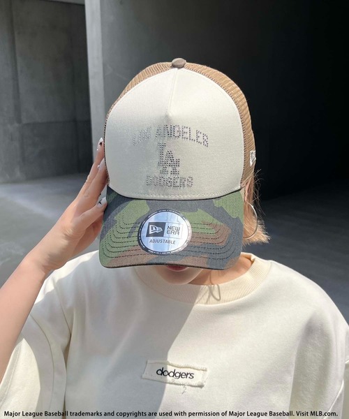 SPIRALGIRL(スパイラルガール)の「【NEW ERA】MLBラインストーンロゴ9FORTY A-Frameキャップ(キャップ・レディース・ピンク/ブラック/グリーン系その他2・FREE)」の10枚目の写真