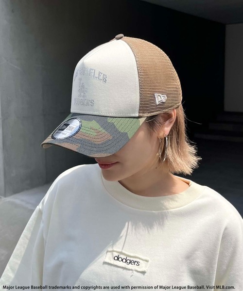 SPIRALGIRL(スパイラルガール)の「【NEW ERA】MLBラインストーンロゴ9FORTY A-Frameキャップ(キャップ・レディース・ピンク/ブラック/グリーン系その他2・FREE)」の11枚目の写真