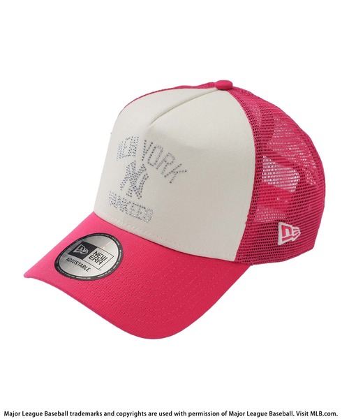 SPIRALGIRL(スパイラルガール)の「【NEW ERA】MLBラインストーンロゴ9FORTY A-Frameキャップ(キャップ・レディース・ピンク/ブラック/グリーン系その他2・FREE)」の18枚目の写真