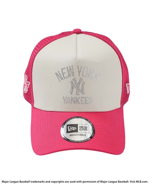 SPIRALGIRL(スパイラルガール)の「【NEW ERA】MLBラインストーンロゴ9FORTY A-Frameキャップ(キャップ・レディース・ピンク/ブラック/グリーン系その他2・FREE)」の7枚目の写真