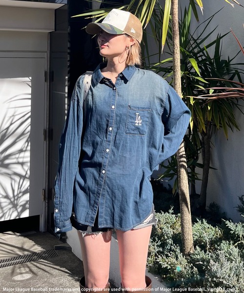 SPIRALGIRL(スパイラルガール)の「【NEW ERA】MLBラインストーンロゴ9FORTY A-Frameキャップ(キャップ・レディース・ピンク/ブラック/グリーン系その他2・FREE)」の6枚目の写真