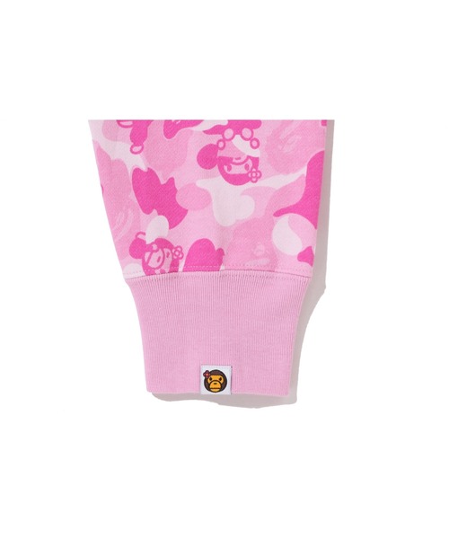 A BATHING APE(アベイシングエイプ)の「BABY LISA ABC CAMO FULL ZIP HOODIE(パーカー・レディース・ピンク/サックスブルー・MEDIUM/SMALL)」の16枚目の写真