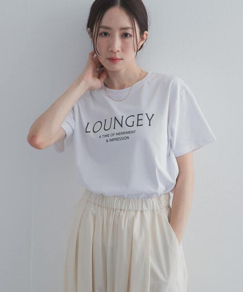 URBAN RESEARCH DOORS(アーバンリサーチドアーズ)の「ロゴプリントTシャツ(Tシャツ/カットソー・レディース・オフホワイト/ライトブルー/ネイビー・FREE)」の5枚目の写真