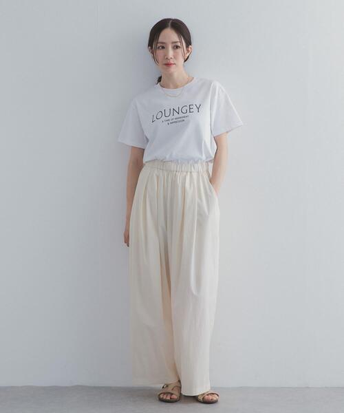 URBAN RESEARCH DOORS(アーバンリサーチドアーズ)の「ロゴプリントTシャツ(Tシャツ/カットソー・レディース・オフホワイト/ライトブルー/ネイビー・FREE)」の9枚目の写真