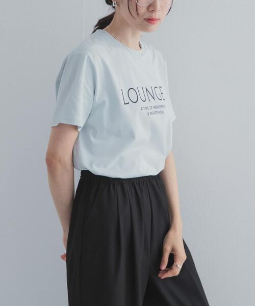 URBAN RESEARCH DOORS(アーバンリサーチドアーズ)の「ロゴプリントTシャツ(Tシャツ/カットソー・レディース・オフホワイト/ライトブルー/ネイビー・FREE)」の12枚目の写真