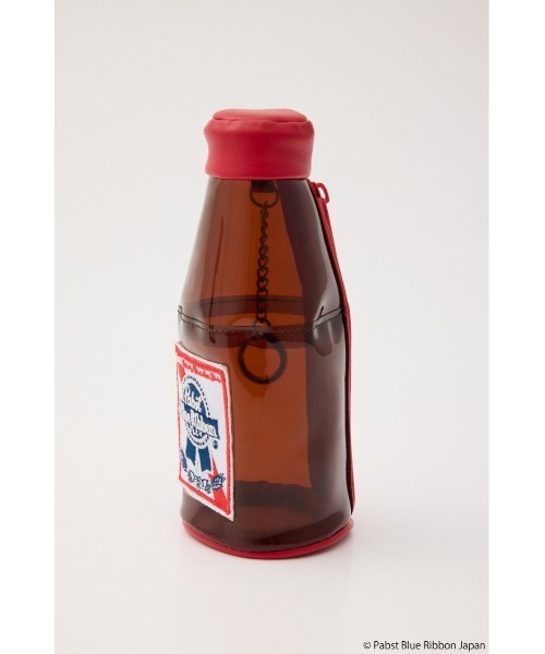 MOUSSY(マウジー)の「PABST BOTTLE ポーチ(ポーチ・レディース・ブラウン/クリア・FREE)」の4枚目の写真
