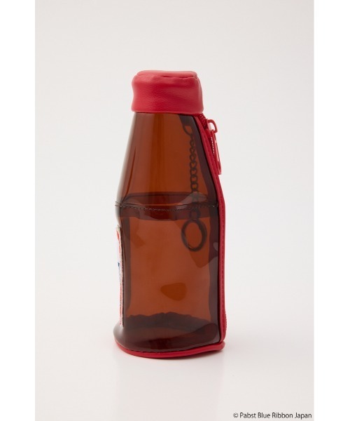 MOUSSY(マウジー)の「PABST BOTTLE ポーチ(ポーチ・レディース・ブラウン/クリア・FREE)」の5枚目の写真
