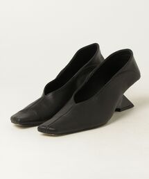 Ameri（アメリ）の「CONSTRUCTIVE HEEL BABOUCHE（パンプス）」