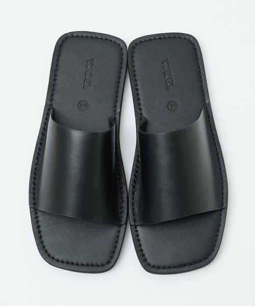 waa.（ワー）の「【Waa.studios / ワースタジオ】GO SANDALS / ゴー サンダル / スライドサンダル / レザー / 牛革（サンダル・メンズ・ブラウン/ブラック・43/44/42）」の3枚目の写真