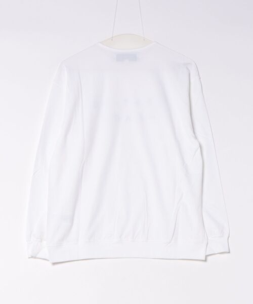 BEATING HEART(ビーティングハート)の「【S】【it】【BEATING HEART】ロゴ風プリント クルーネックトップス(Tシャツ/カットソー・レディース・ホワイト・1)」の2枚目の写真
