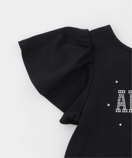 ANNA SUI mini(アナスイ・ミニ)の「ラインストーンロゴTシャツ(Tシャツ/カットソー・キッズ・ホワイト/ブラック・140cm/100-110cm/130cm/120cm/160cm/150cm)」の12枚目の写真
