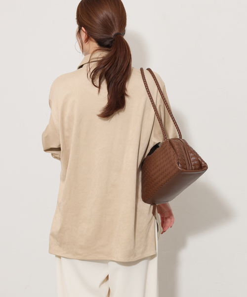 Torrazzo Donna(トラッゾドンナ)の「【TORRAZZO DONNA/トラッゾドンナ】カットワークスエードシャツ(シャツ/ブラウス・レディース・ベージュ/カーキ・FREE)」の6枚目の写真