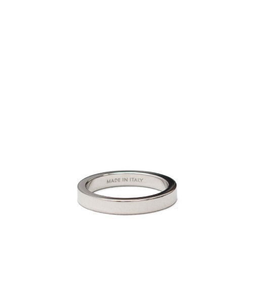 MM6 Maison Margiela(エムエムシックス メゾン マルジェラ)の「MINIMAL LOGO 3MM RING(リング・メンズ・シルバー・6/5/4)」の2枚目の写真