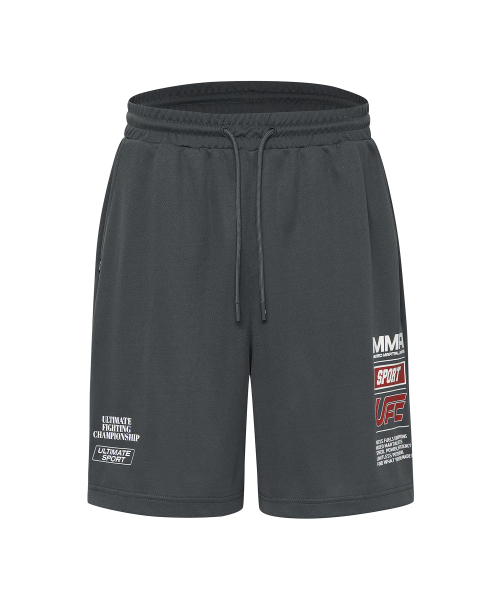 UFC SPORT（ユーエフシー スポーツ）の「UFC スポンサリラックスフィットショーツチャコール U4TPX2306CH（その他パンツ・メンズ・その他・2XL/LARGE/MEDIUM/X-LARGE）」の2枚目の写真