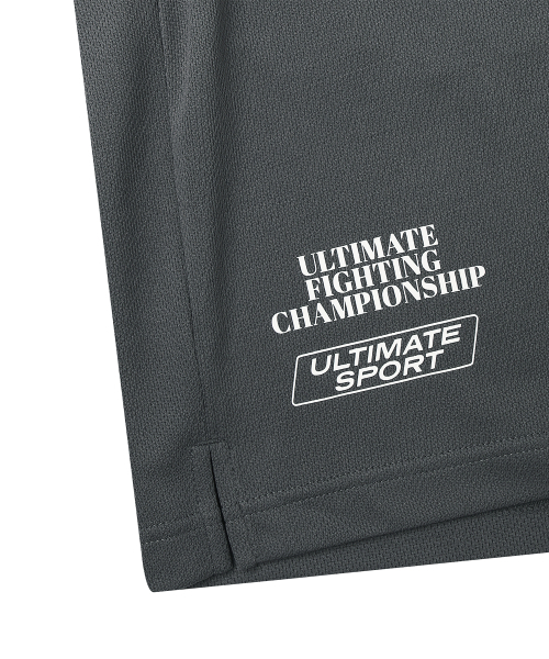 UFC SPORT（ユーエフシー スポーツ）の「UFC スポンサリラックスフィットショーツチャコール U4TPX2306CH（その他パンツ・メンズ・その他・2XL/LARGE/MEDIUM/X-LARGE）」の4枚目の写真