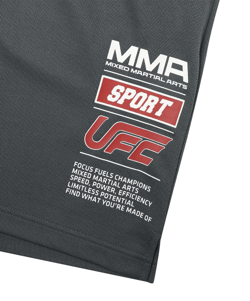 UFC SPORT（ユーエフシー スポーツ）の「UFC スポンサリラックスフィットショーツチャコール U4TPX2306CH（その他パンツ・メンズ・その他・2XL/LARGE/MEDIUM/X-LARGE）」の5枚目の写真